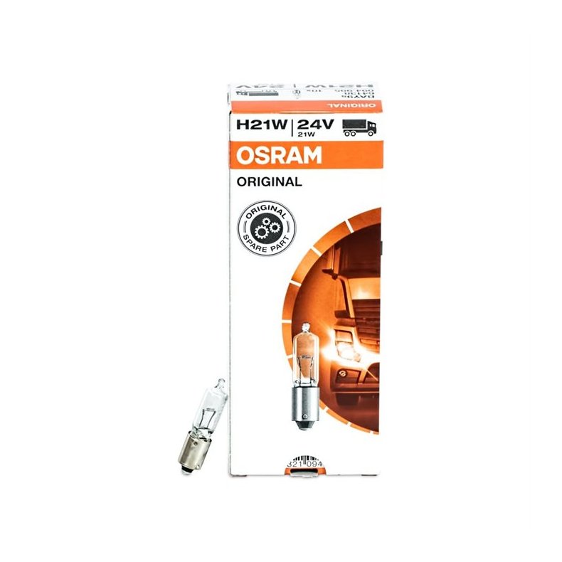 Osram 24V 21W Halogen BAY9S