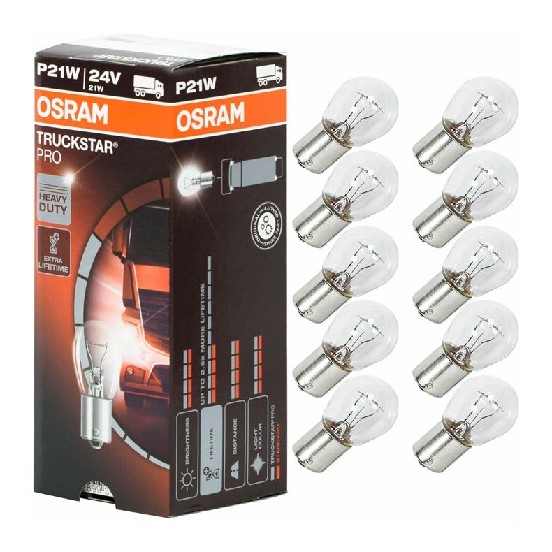Osram 24V 21W BA15S Truckstar