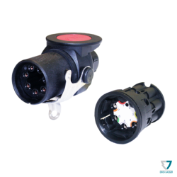 7 Polet EBS stik m. skrue tilslutning