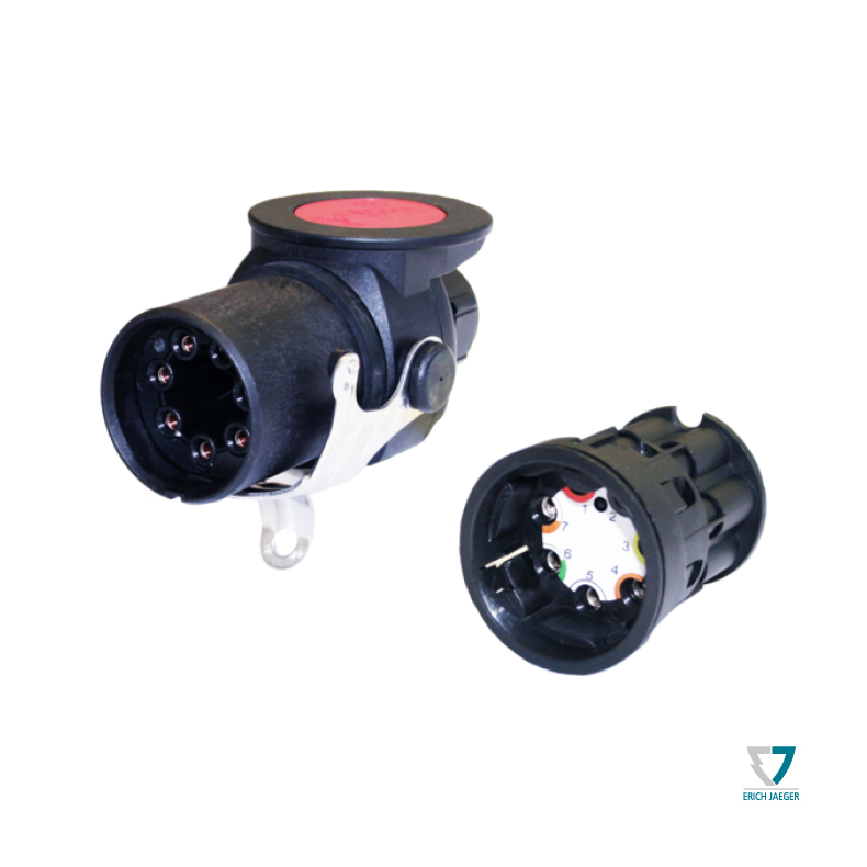 7 Polet EBS stik m. skrue tilslutning