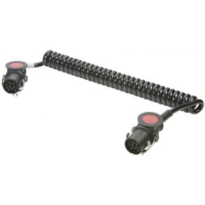 Spiralkabel 15P / 15P Kunststof 24V