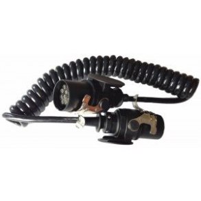 Spiralkabel 15P / 15P Kunststof 24V