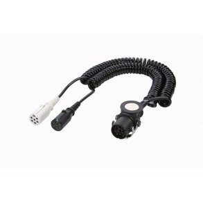 Adapter spiralkabel 15P til 2x7P 