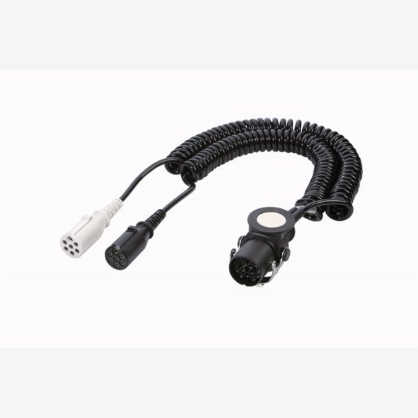 Adapter spiralkabel 15P til 2x7P 
