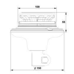 Rotorblink Klar Boule Led - Flexfod 