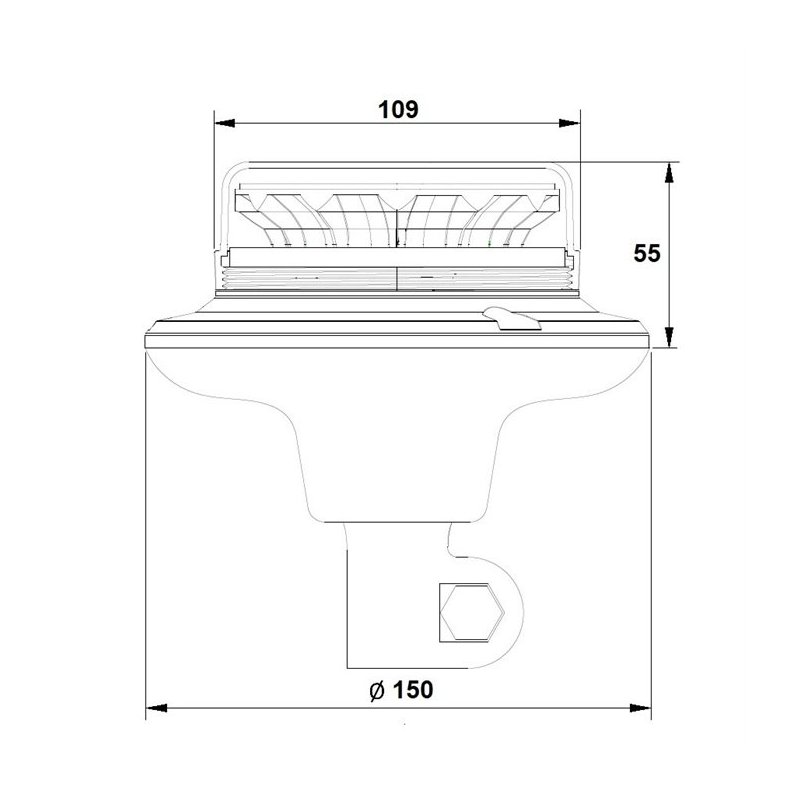 Rotorblink Klar Boule Led - Flexfod 