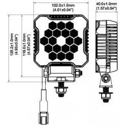 Arb. lampe 18 LED 2800L DT L0173