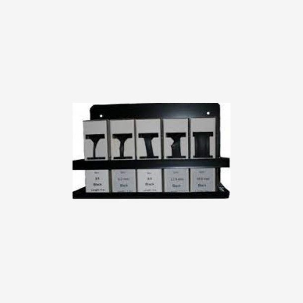 Krympeflex sortiment i holder 3-19mm