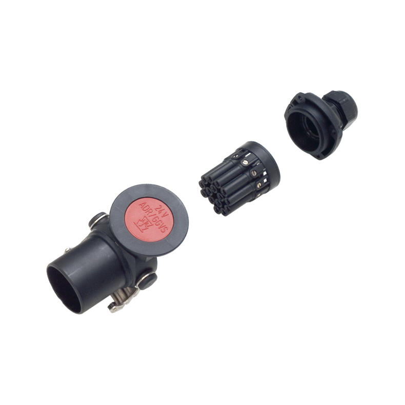 15 Polet stik m. skrue tilslutning