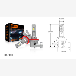 H8/H9/H11 Ultra Compact LED s�t 12/24V