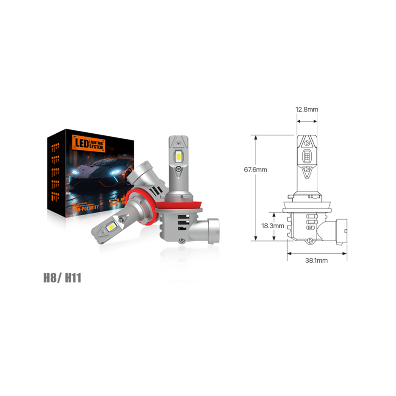 H8/H9/H11 Ultra Compact LED s�t 12/24V