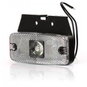 Sidemarkering Hvid 12/24V  