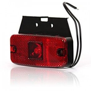 Sidemarkering R�d 12/24V  