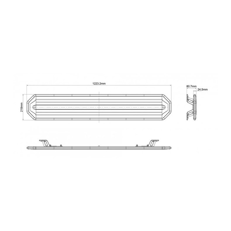 lysbro / lygtebro 120 cm Orange 